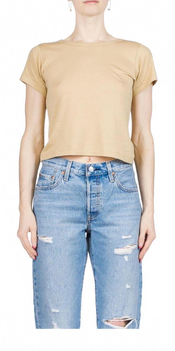 NEW ETERNE baby tee in sand